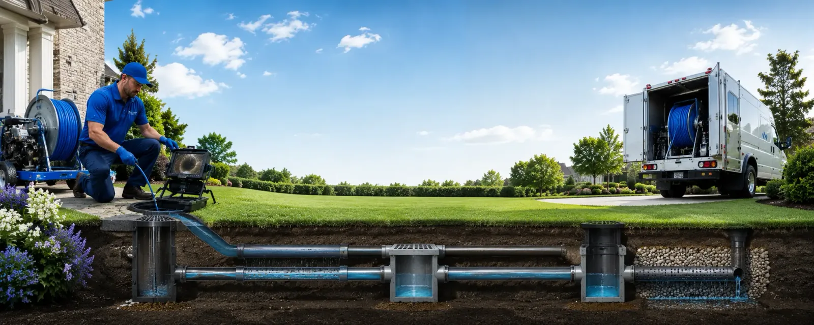 Outdoor drain cleaning information for Winfield, WV